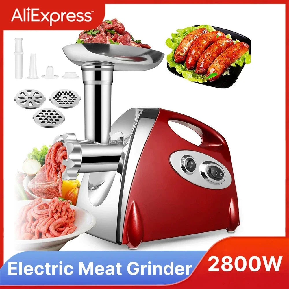 Electric Meat Grinder Powerful Heavy Duty Meat Mincer