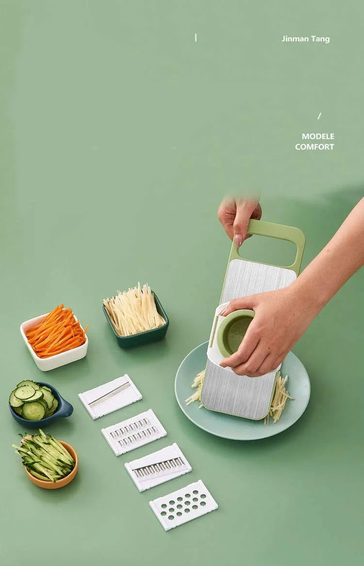 Vegetable Slicer Cutter Chopper Grater Potato Slicer Shredder