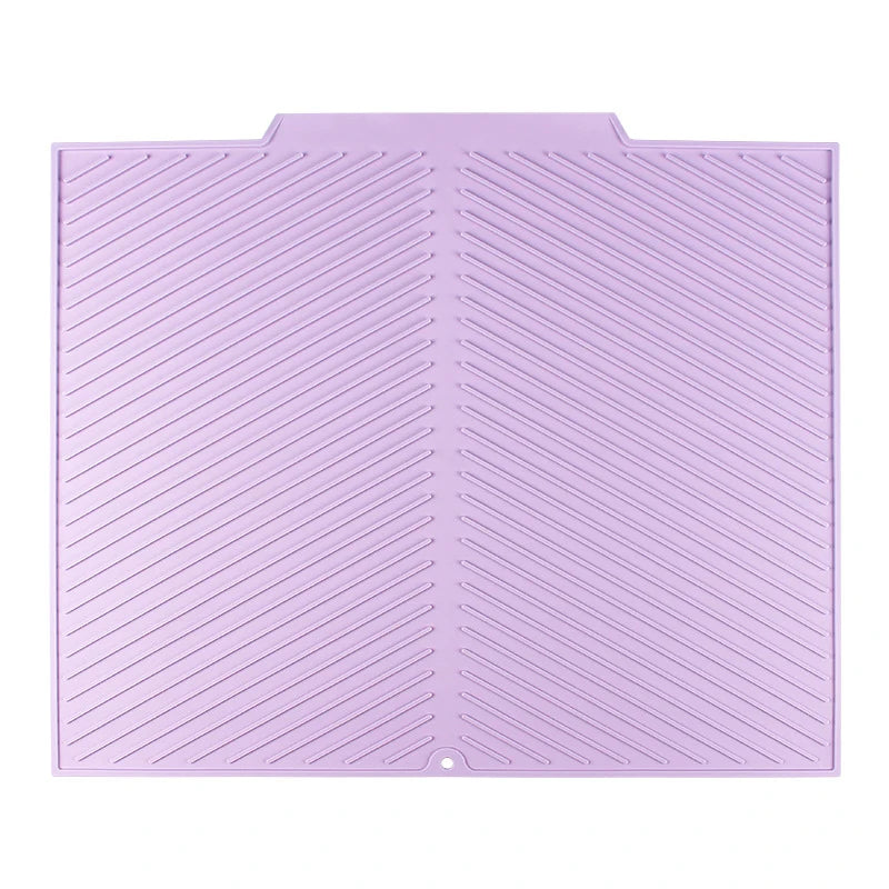 Dish Drying Mat-Silicone Drying Pad Counter Non-Slip Drain