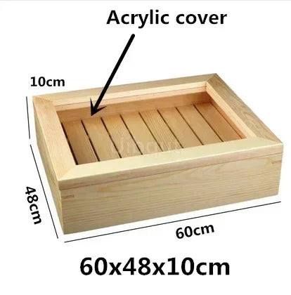 Japanese Cuisine Wooden Sashimi Sushi Box Lid Fish