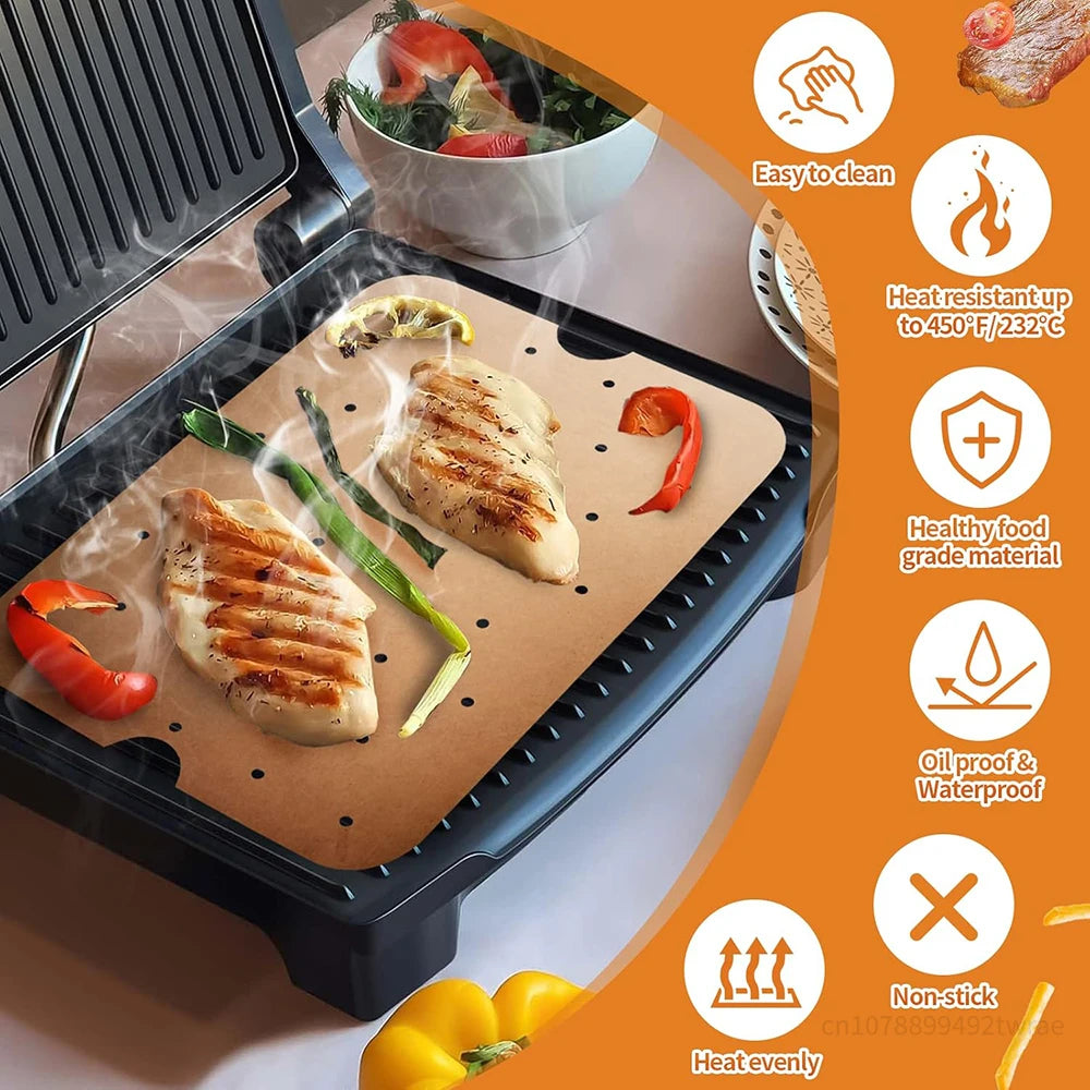 Splatter Shield 50pcs Grill Mat Ninja Foodi Ig651