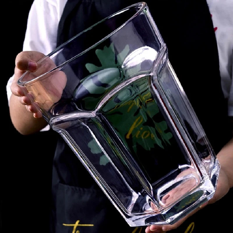 4200ml Giant Glass Cup Transparent Beer Mug Creative