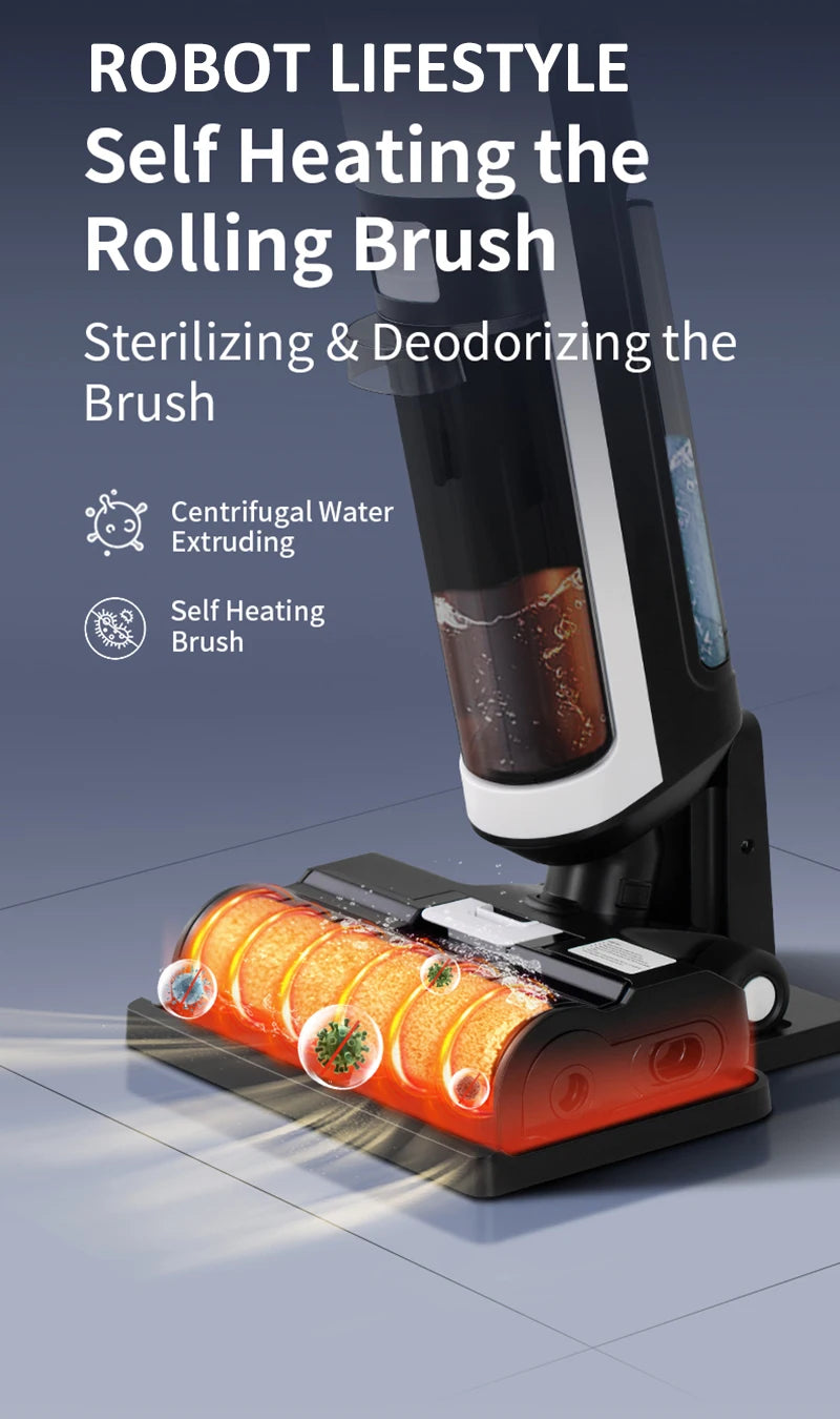 Cordless Handheld Vacuum Cleaner Wet Dry Cleaning Robot