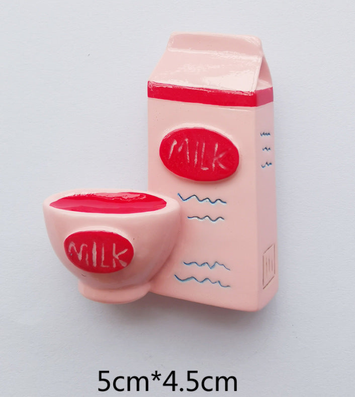 Girl Is Cute Creative Resin Refrigerator Magnets Emulating