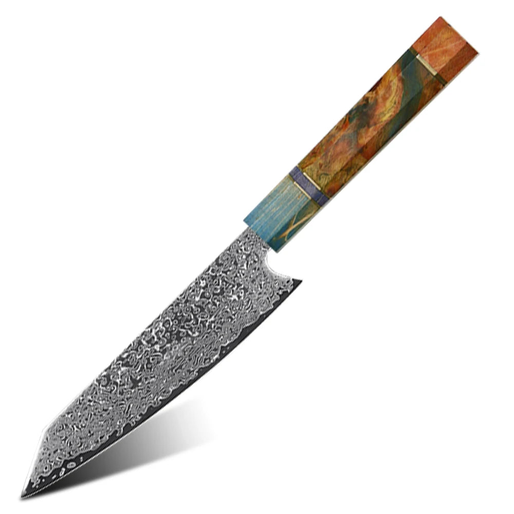 Amber Knife Vg10 Damascus Steel Chef Knife Professional