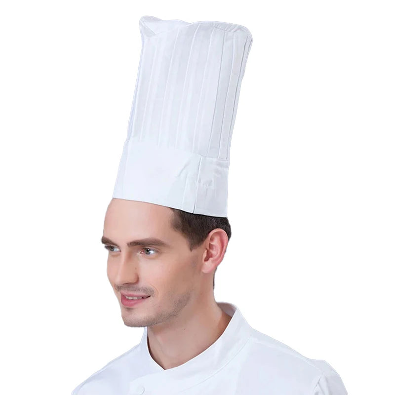 Cook Cap Head Chef White Cooking Hat Waiter