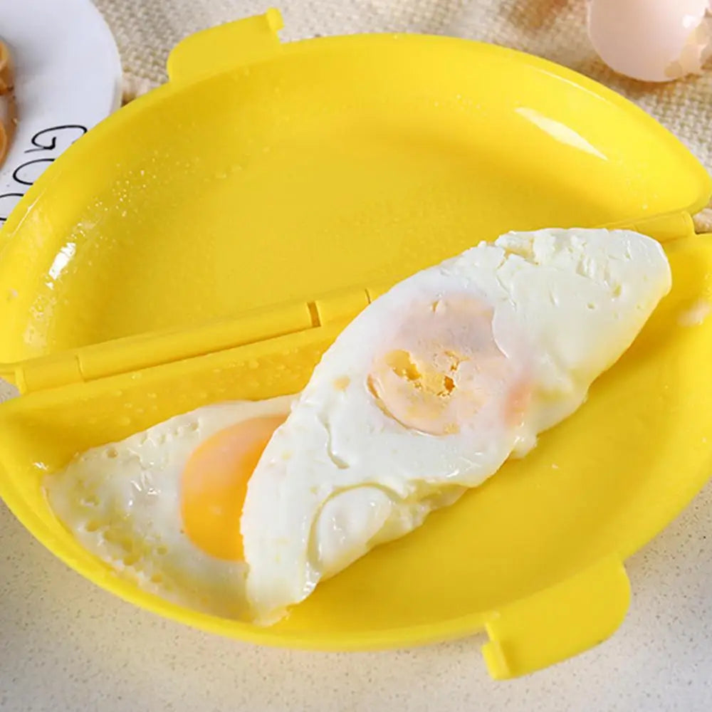 Microwave Omelette Egg Maker Tray Non-Toxic Eggs Steamer