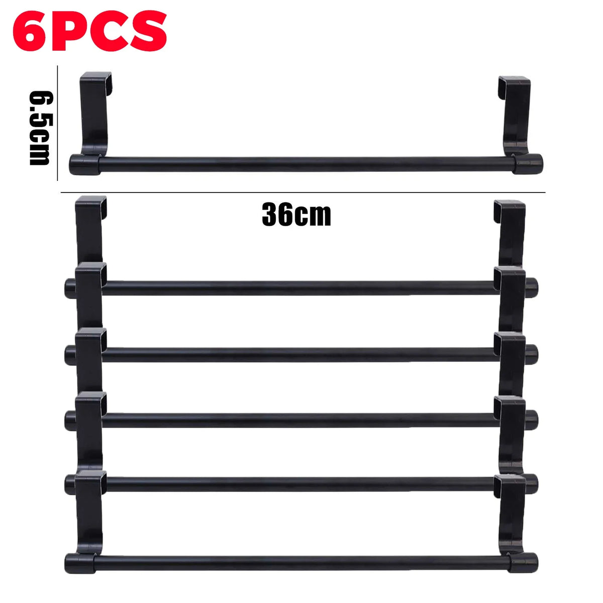 Stainless Steel Towel Rod Rack No Punch Door