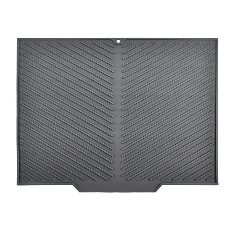 Dish Drying Mat-Silicone Drying Pad Counter Non-Slip Drain