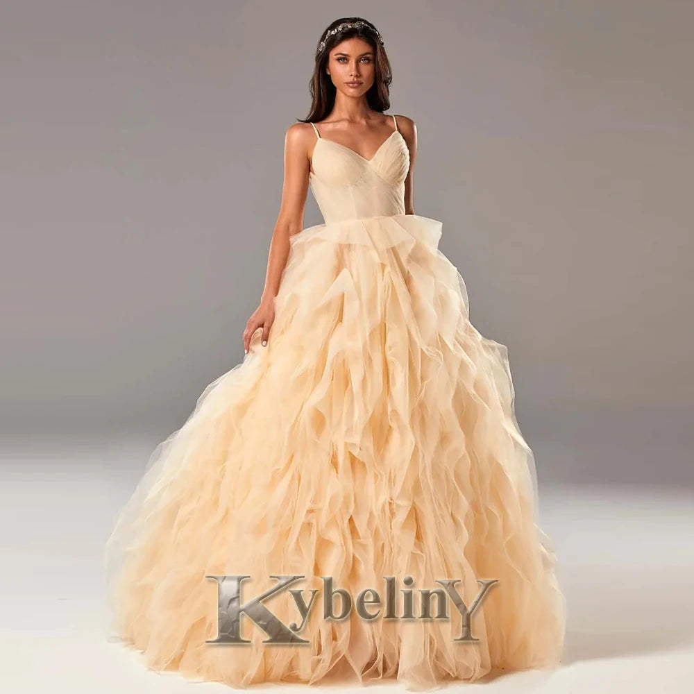 Kybeliny Graceful Evening Dresses Women Crytalsone-Shoulder