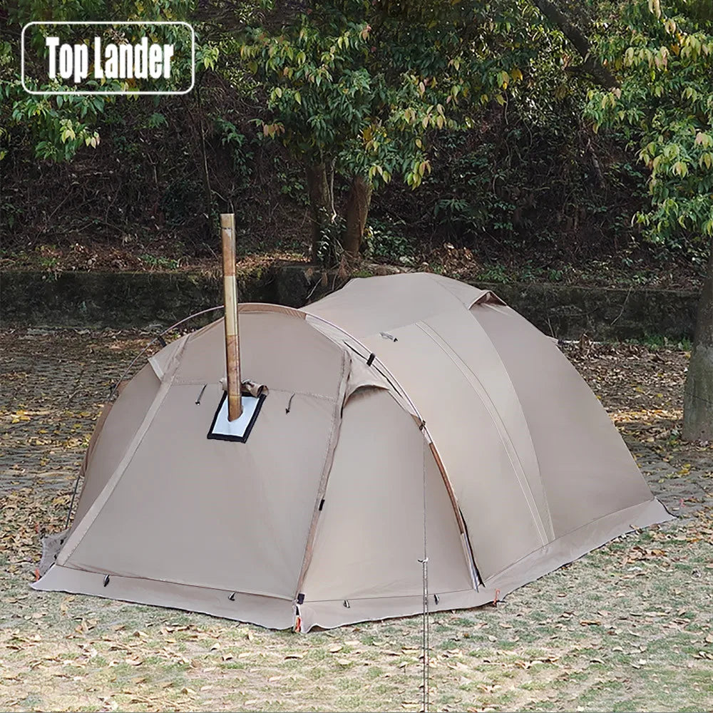 Fireproof Tent Person Waterproof Extend Dome Tent Stove