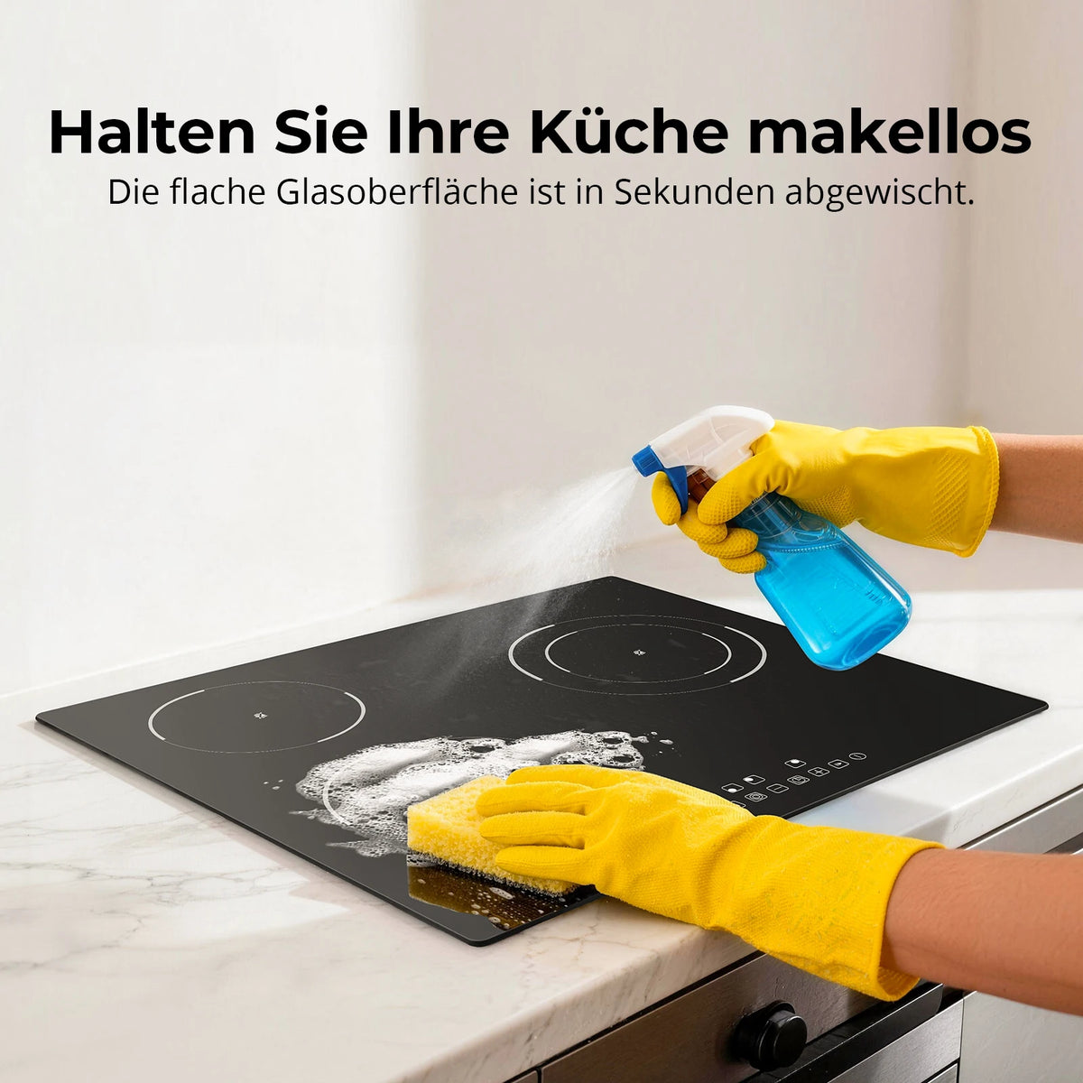 6000w Built-In Ceramic Hob Zone Induction Cooktop Touch