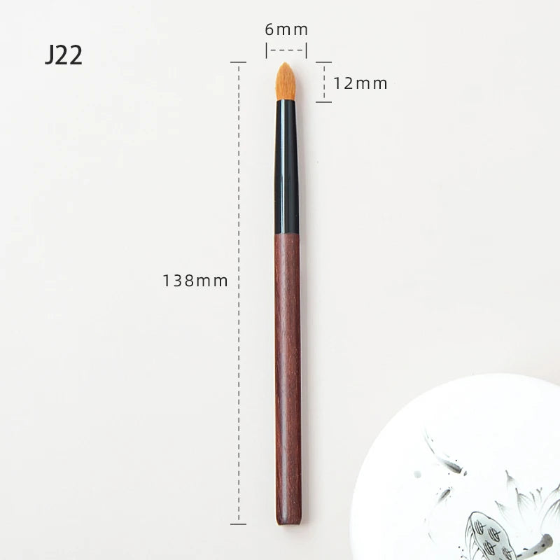 Soft Tiny Tips Goat Hair Handmade Makeup Brush