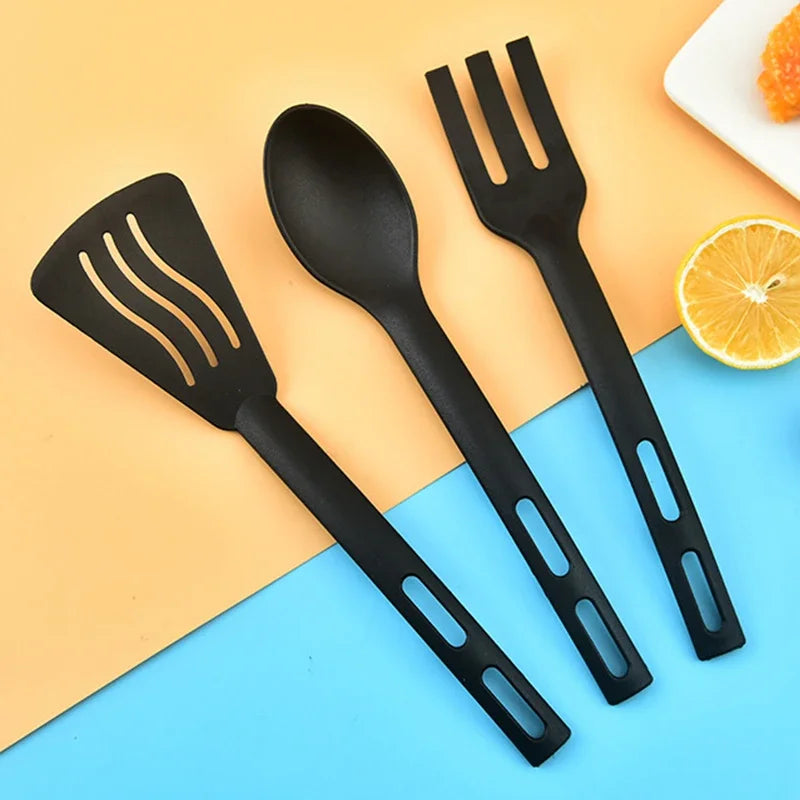 Cooking 3pcs Mini Nylon Utensils Spoon Fork Cooking