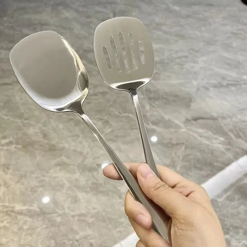 Food Grade Stainless Steel Wok Spatula Metal Utensils