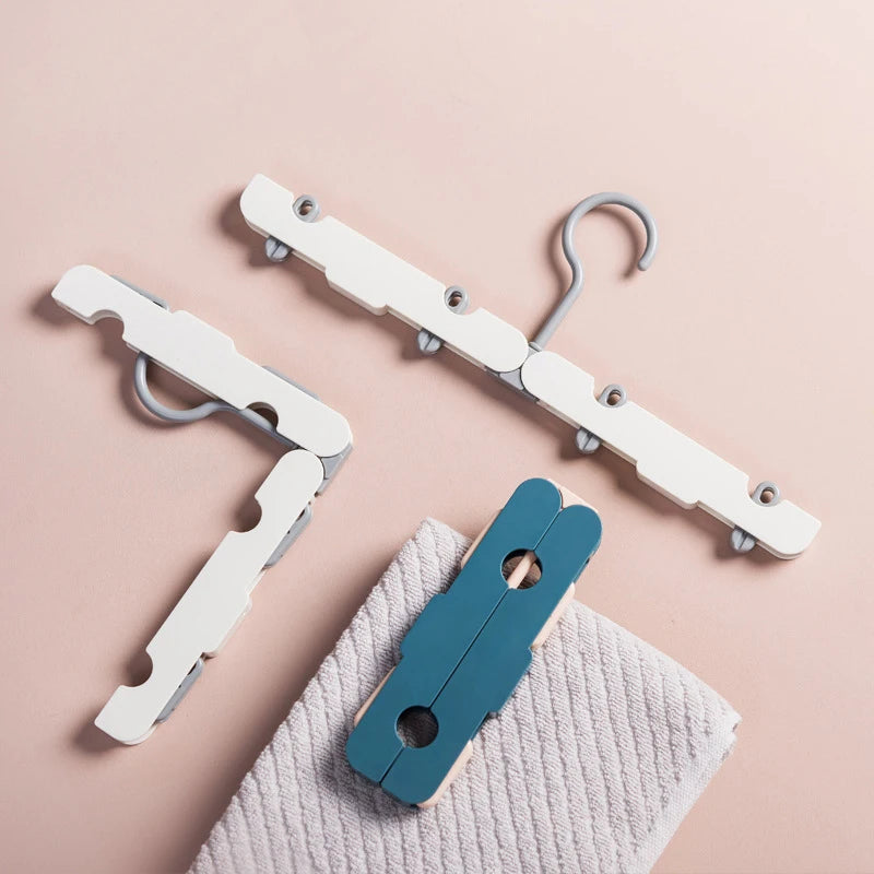 Travel Folding Hanger Mini Hangers Drying Rack Outdoor
