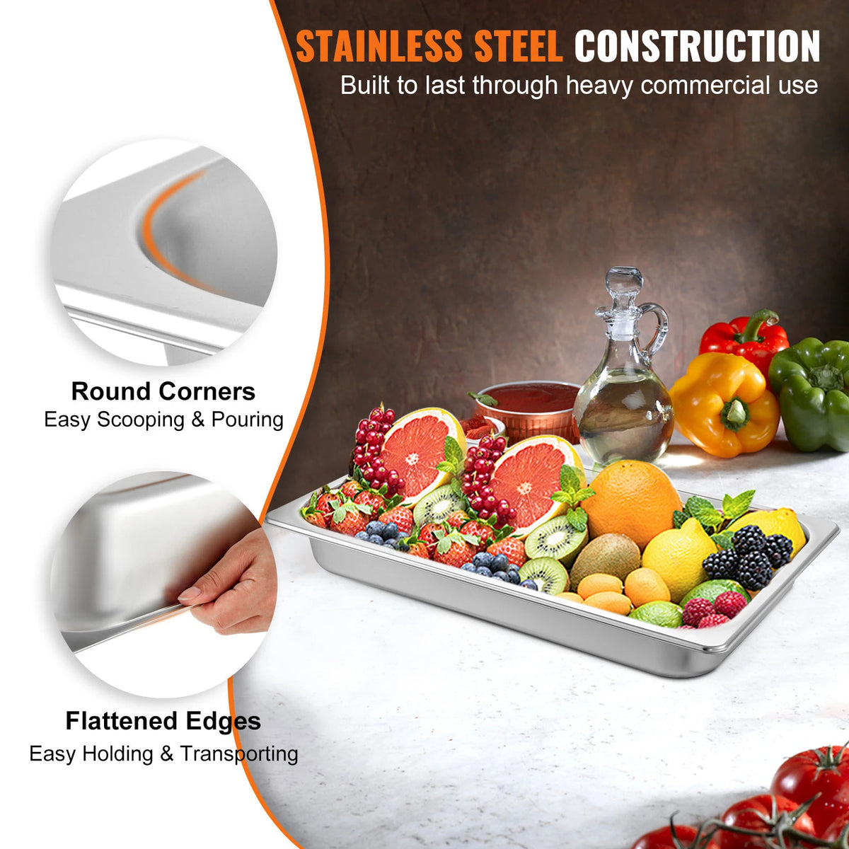 Succebuy 5l-20 5l Buffet Chafing Dishes Gastronorm Pans