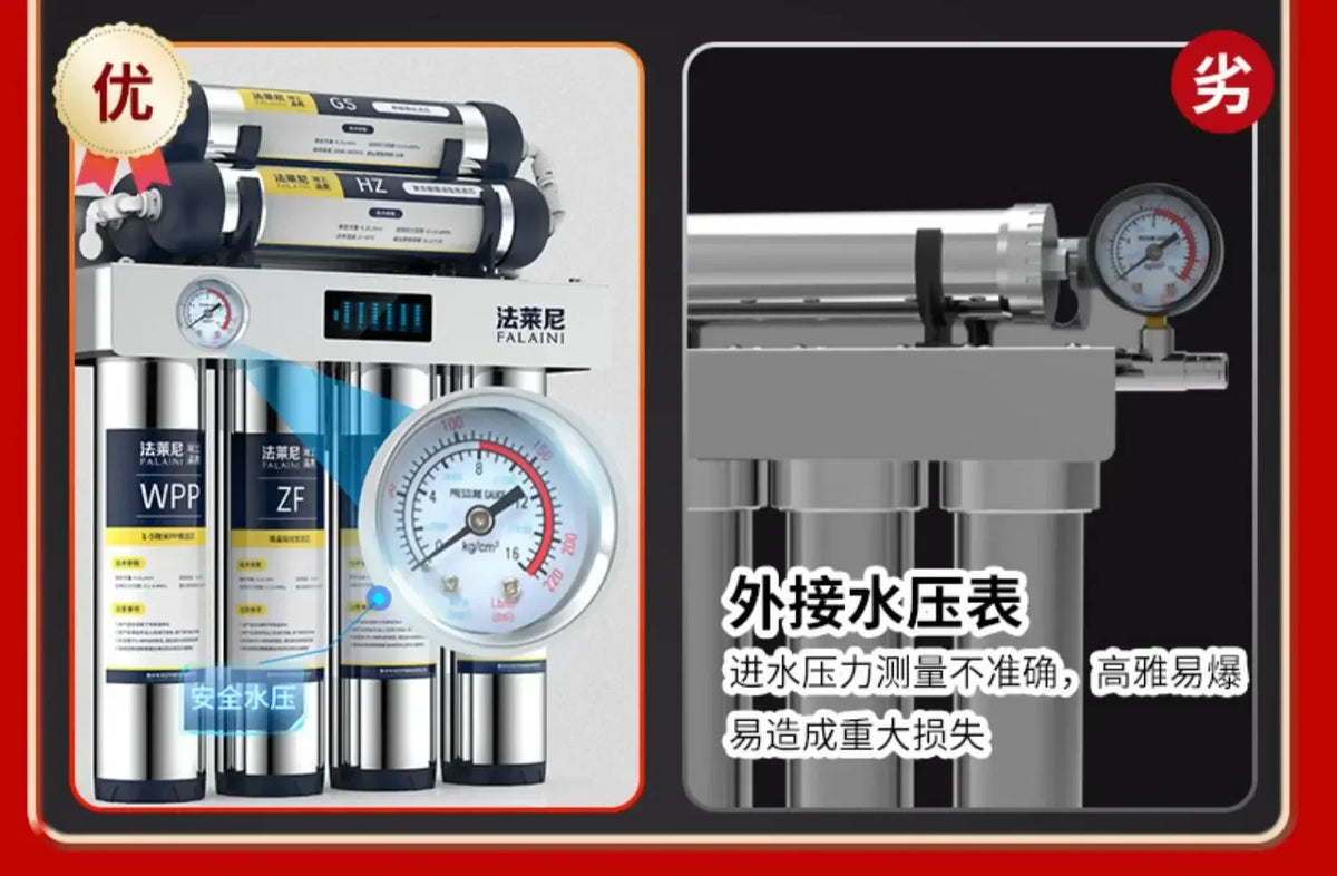 7-Stage Ultra Filtration Water Purifier Stainless Steel Housing
