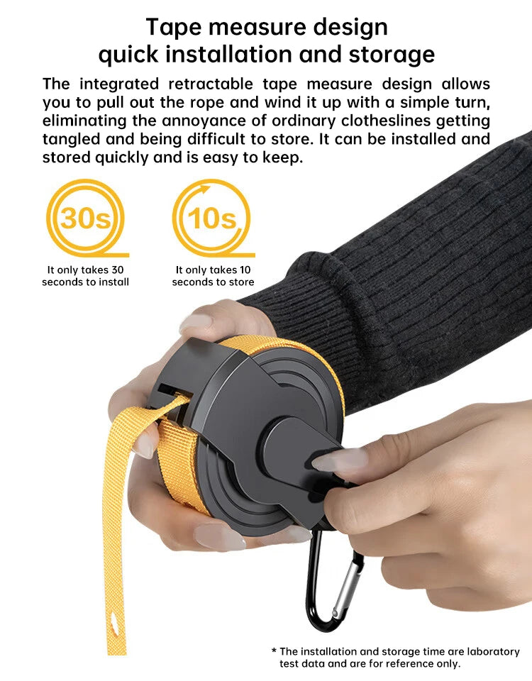 6m Retractable Car Drying Multi-Function Drying Rack Self-Driving