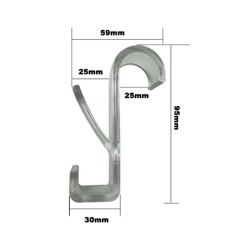 12-3pcs Bathroom Hanger Clips Heated Towel Radiator Rail