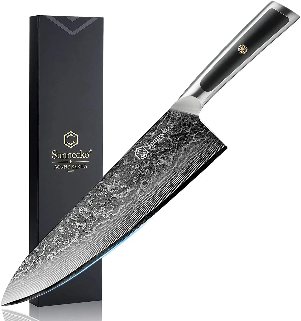 Sunnecko Damascus Steel Knives High Carbon Vg10 Core