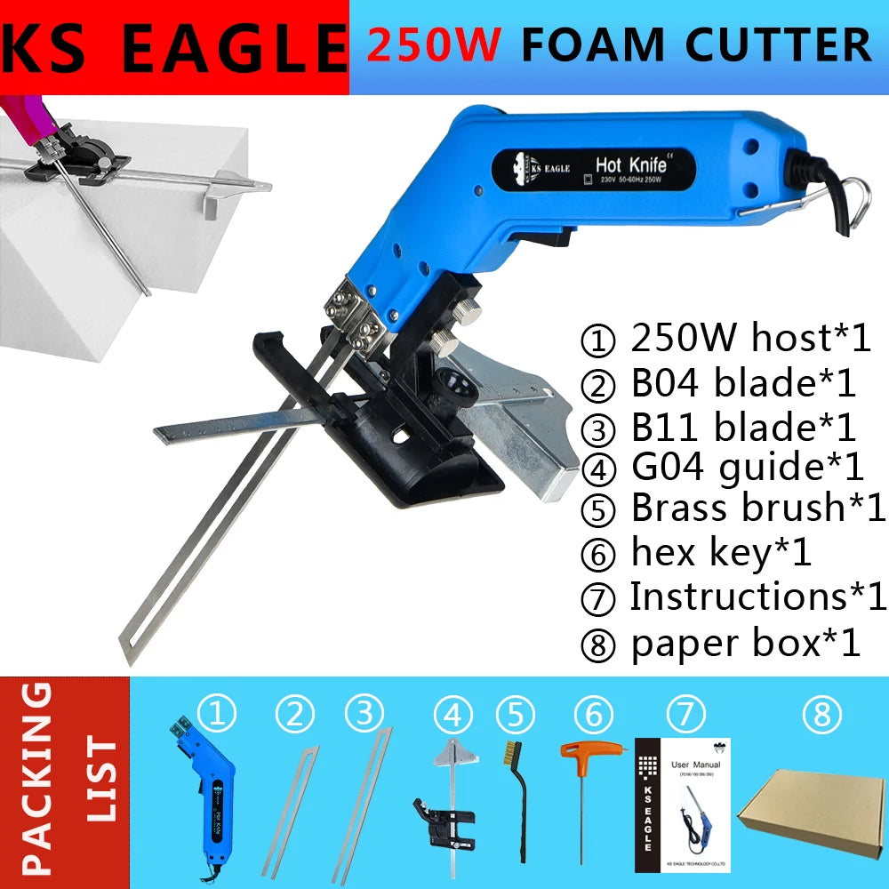 250w Thermo Knife Electric Wire Foam Cutter Polystyrene