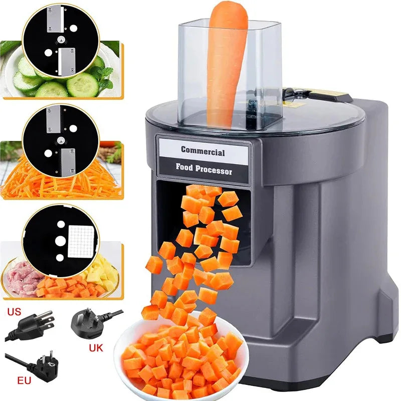 Commercial Vegetable Chopper In1 Electric Cutting Machine Carrot