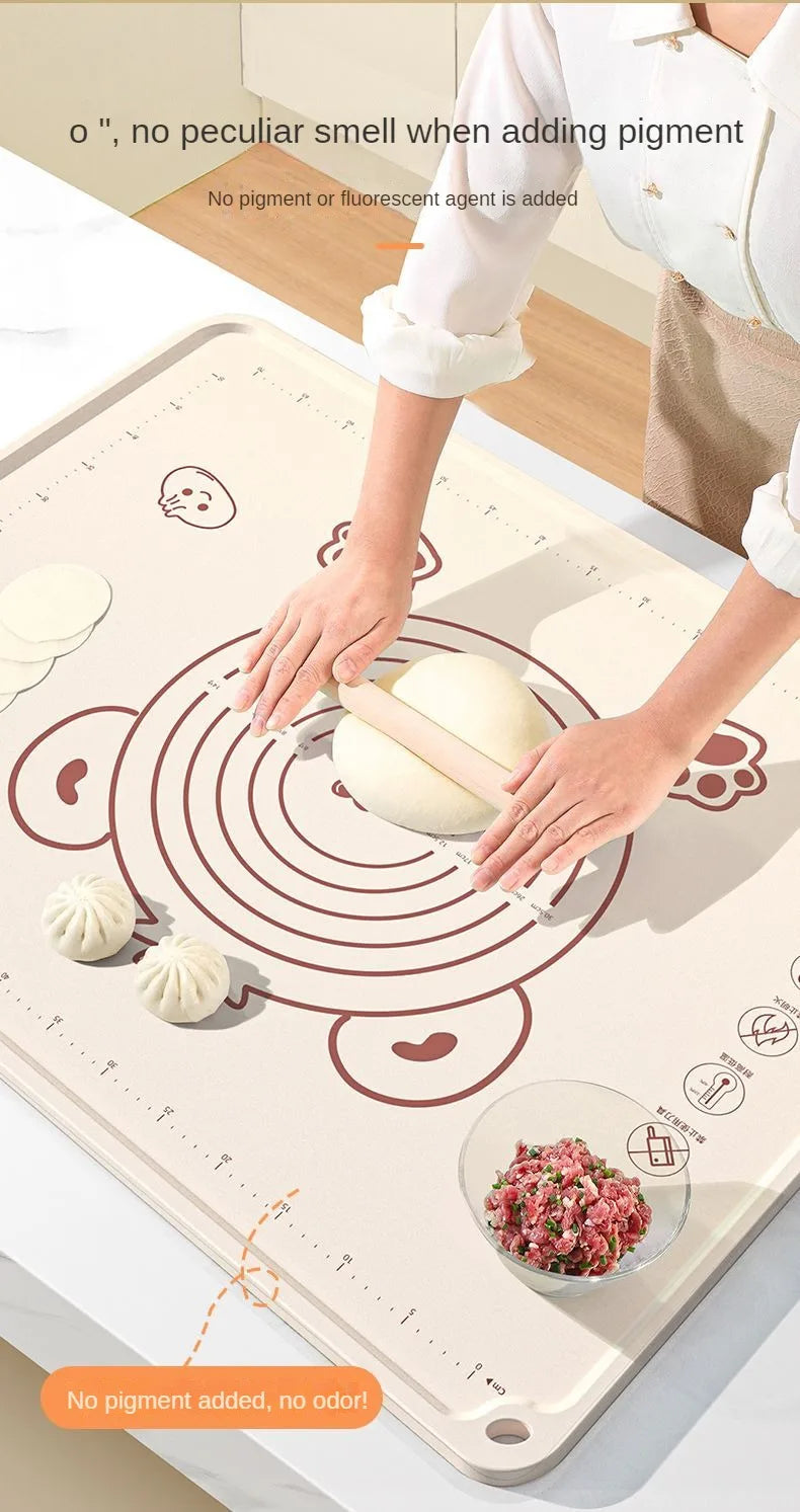 Antibacterial Silicone Mat Thickened Kneading Mat Food Grade