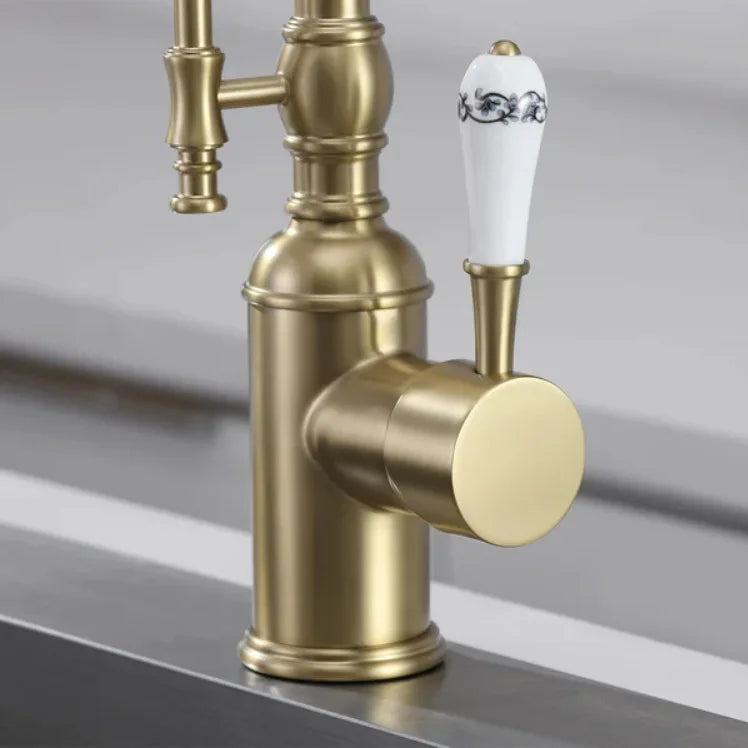 Faucet Pull Out 360 Degree Multi-Function Spring Pull