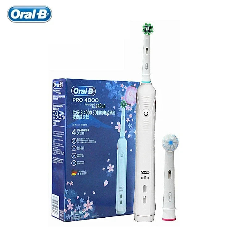 Oral Sonic Electric Toothbrush Pro4000 Rpo600 D12 Vitality
