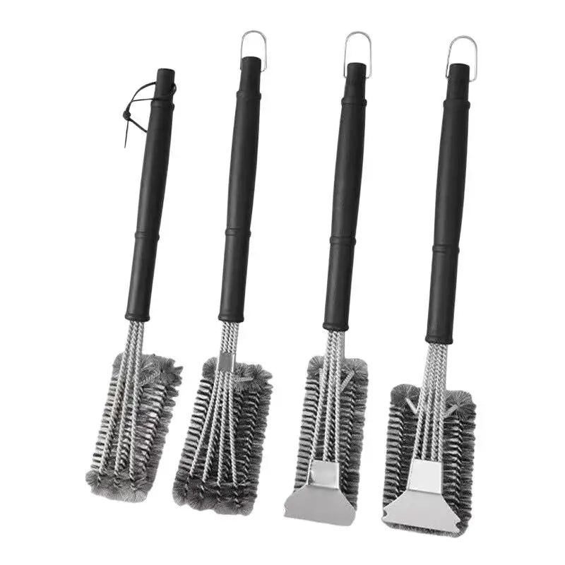 Grill Cleaning Brush Rust Resistant Metal Bbq Scrubber