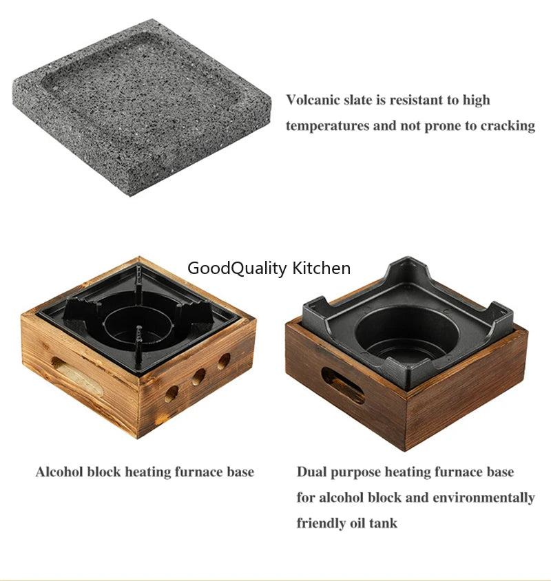 Japanese Barbecue Stove Beef Steak Plate High Temperature