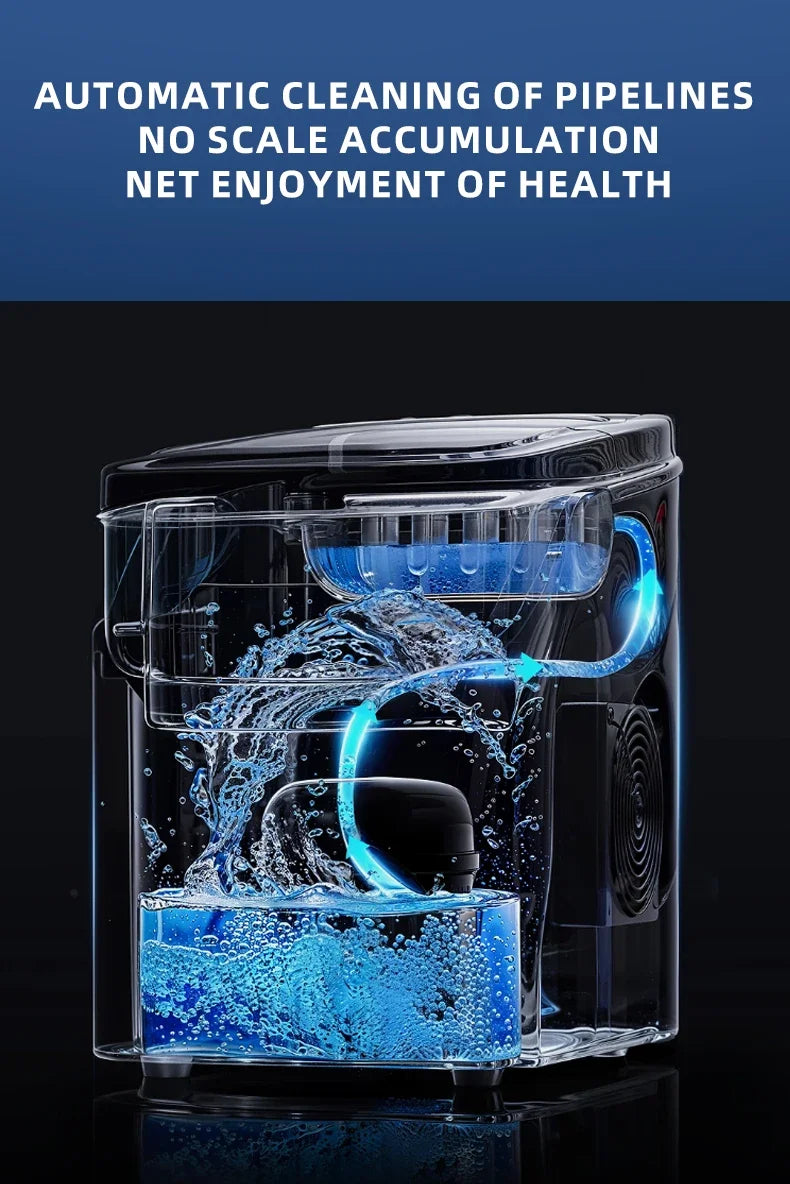 Small Ice Maker Electric 220v Multi-Functional Smart Touch