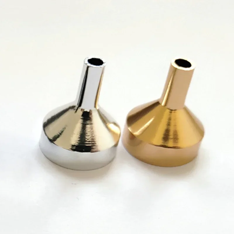 10/5/1pcs Stainless Steel Mini Funnel Detachable Filter