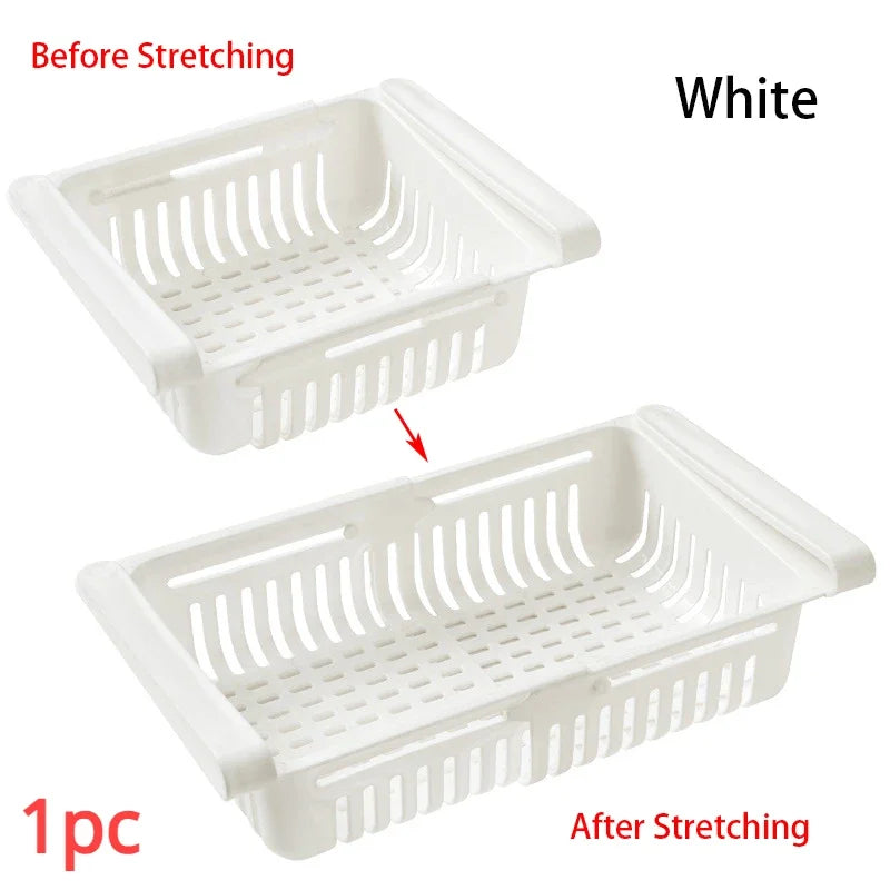 Fridge Organizer Storage Drawer Plastic Storage Box Container