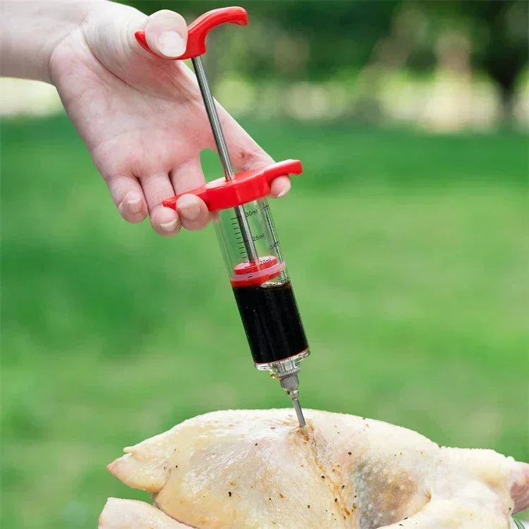 Meat Injector Syringe Marinade Flavor Injector Marinade Injector
