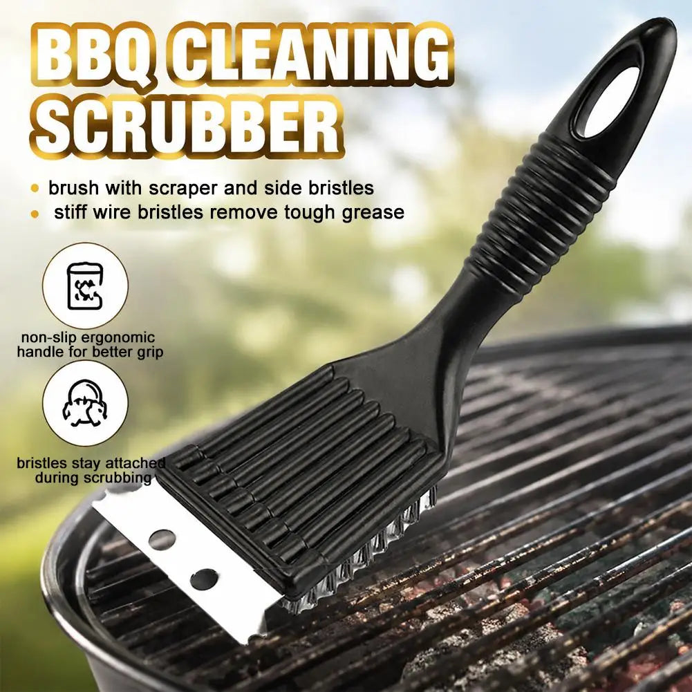 Outdoor Grill Brush Scraper Barbecue Grill Cleaning Brush