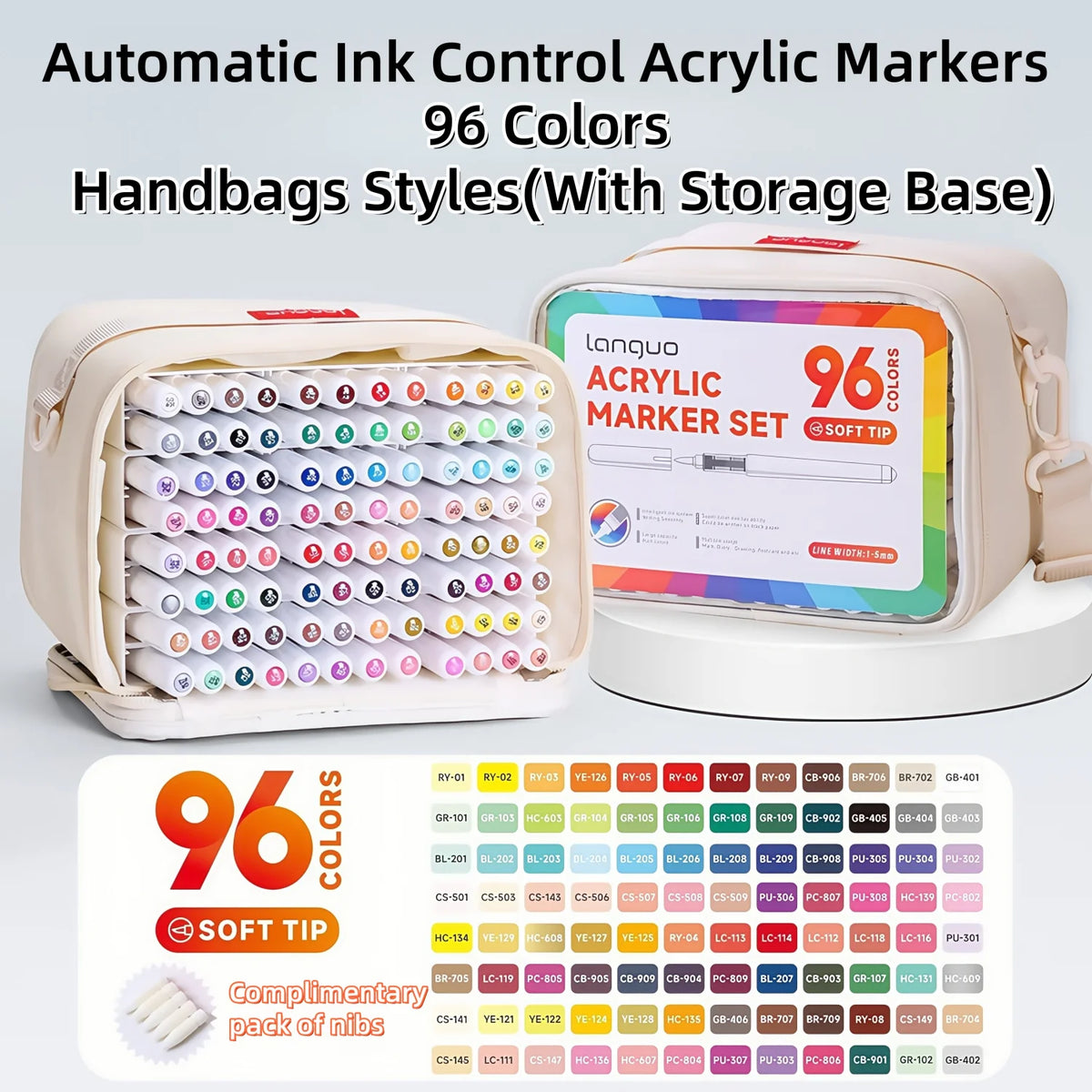 Automatic Ink Control Acrylic Paint Markers Handbags Styles