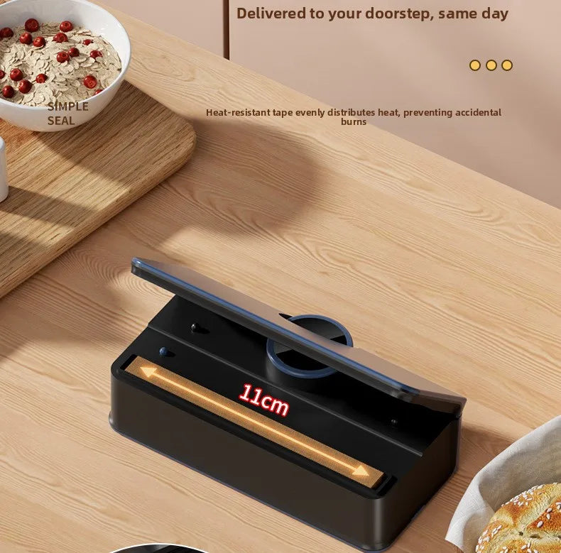 Compact In Rechargeable Bag Sealer Heat Seal Cutter