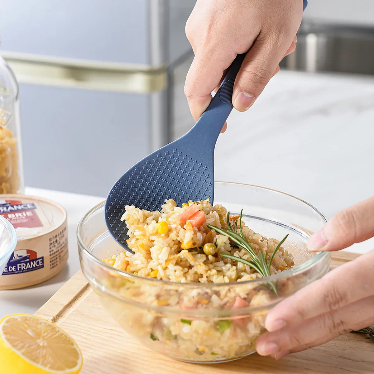 1pc Food Grade Silicone Rice Spoon Non Stick