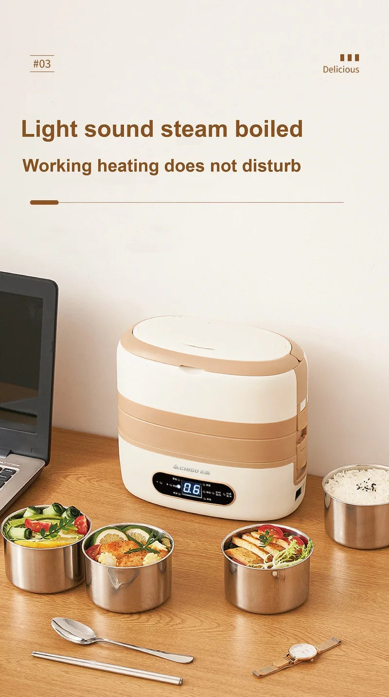 2l Smart Electric Lunch Box Heating Lunch Box