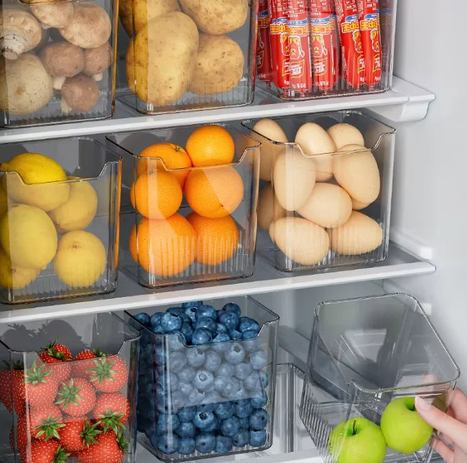3pcs Fridge Organizer - Refrigerator Side Door Storage