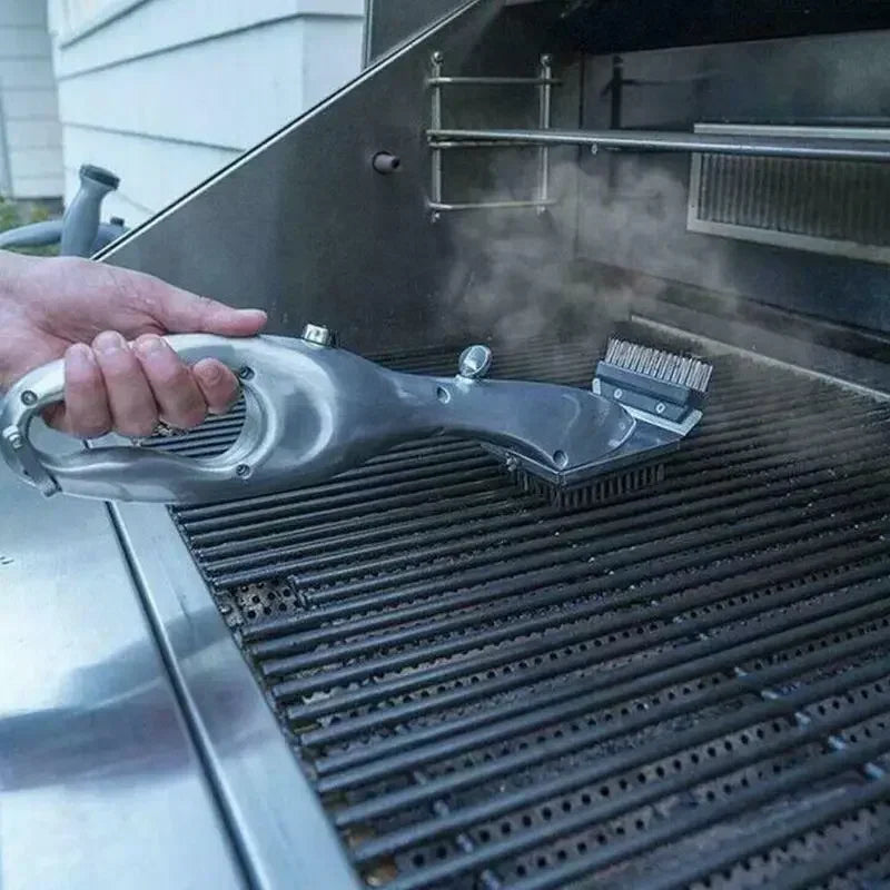 Bbq Grill Outdoor Steam Cleaning Brushes Barbecue Cleaner