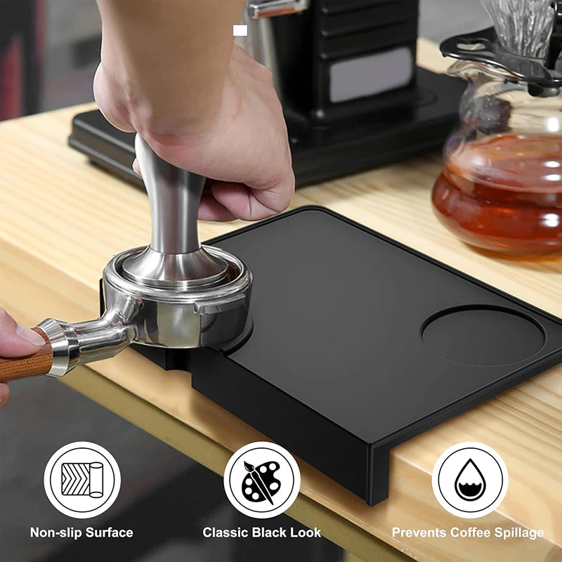 Silicone Coffee Tamper Mat Anti-Skid Espresso Silicone Mat