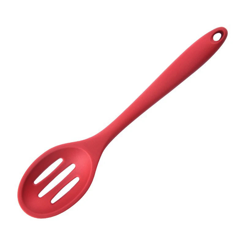 2pcs Silicone Scoop Long Handle Soup Scoop Salad