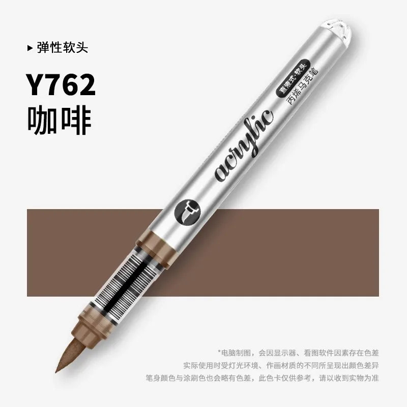 Grasp 120/1 Colors Acrylic Markers Brush Tip Paint