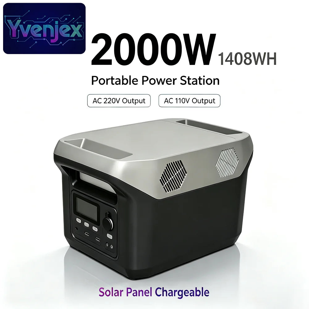 Do 1500w 2000w Ac110v/220v Solar Power Station 1100wh