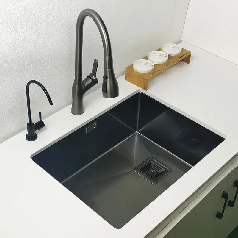 Nano Black Sink Above Counter Or Undermount Sinks