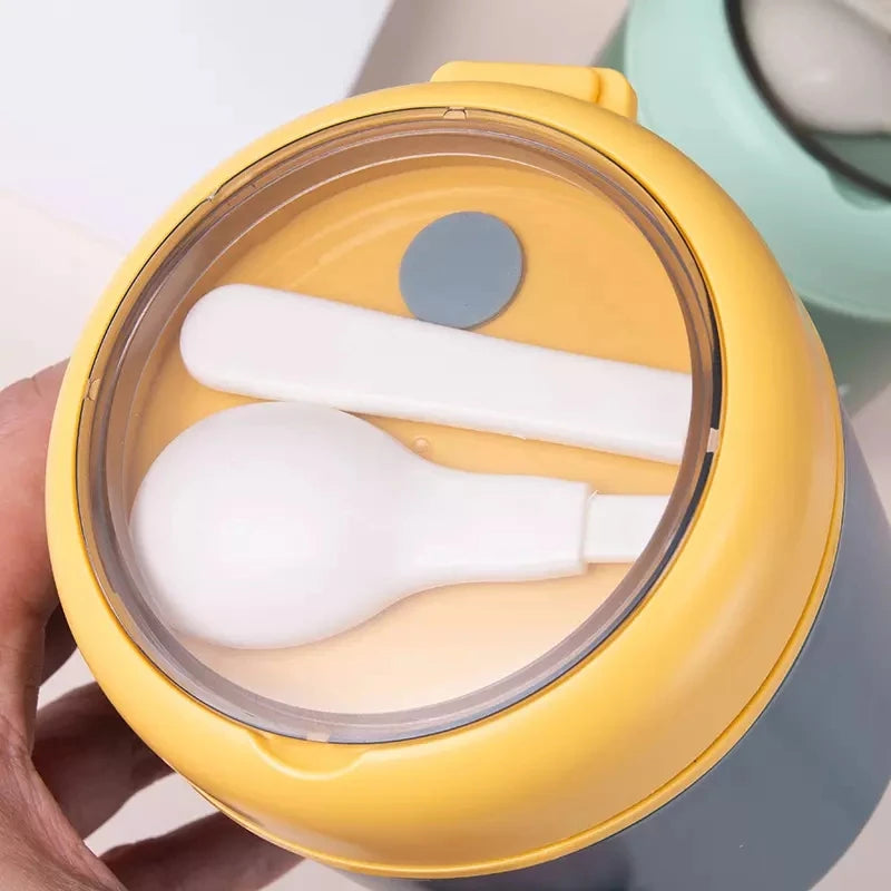 510ml Stainless Steel Lunch Box Spoon Thermal Food