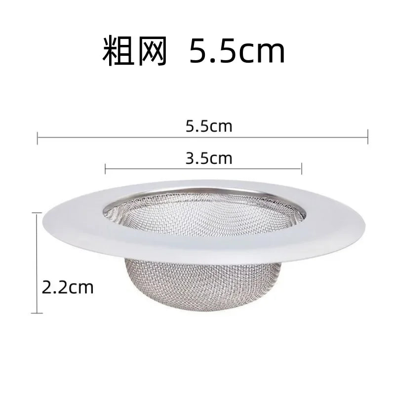 Sink Strainer Stainless Steel Drain Hole Filter Trap